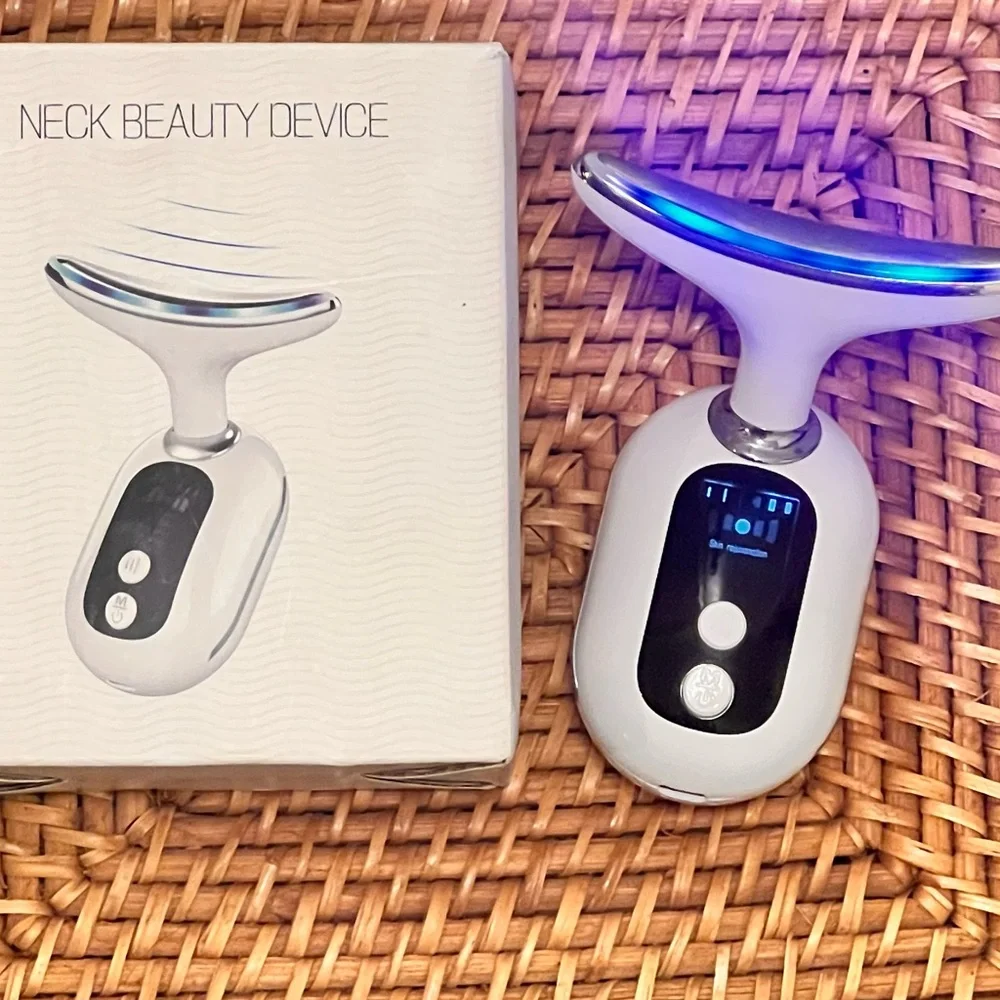 Neck Beauty Device - White and Black